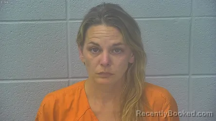 Mugshot of COURTNEY RENEE SCHAEFER booked in Dubois County, Indiana on June 21, 2026