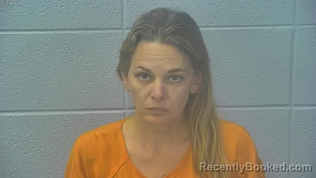 Mugshot of COURTNEY RENEE SCHAEFER booked in Dubois County, Indiana on June 22, 2026