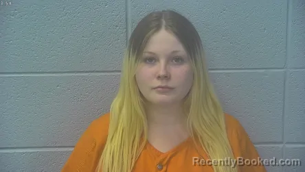 Mugshot of CHEYENNE JOYCELIN BEARDEN booked in Dubois County, Indiana on July 1, 2026