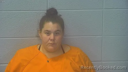 Mugshot of AMBER DAWN RHODES booked in Dubois County, Indiana on July 22, 2026