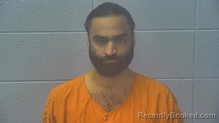 Mugshot of Khushwinder Nmi Singh booked in Dubois County, Indiana on July 26, 2026