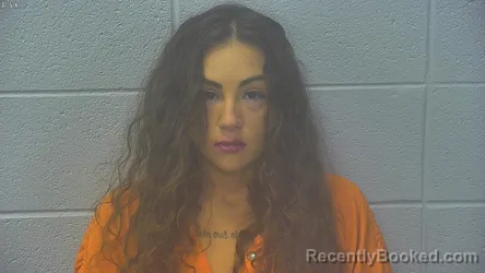 Mugshot of Asia Marie Chavez booked in Dubois County, Indiana on July 26, 2026
