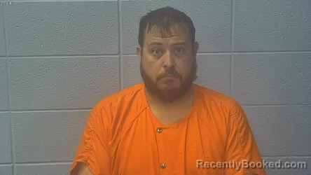 Mugshot of Eric Cristopher Kreiger booked in Dubois County, Indiana on July 27, 2026