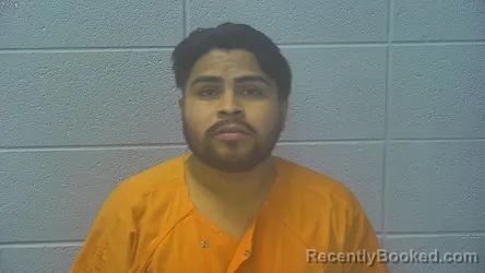 Mugshot of Alejandro Eligio Cruz booked in Dubois County, Indiana on July 28, 2026