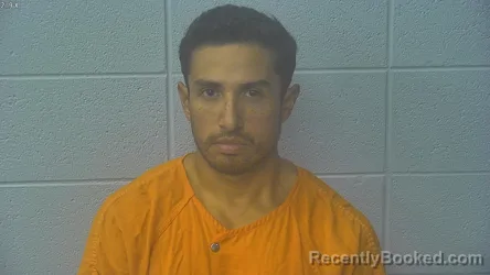 Mugshot of JESUS NMI JR. AVALOS booked in Dubois County, Indiana on August 1, 2026