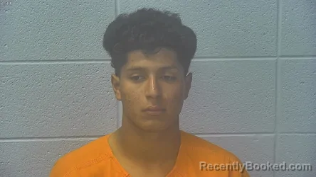 Mugshot of Javier Alexander Lopez Aleman booked in Dubois County, Indiana on August 22, 2026