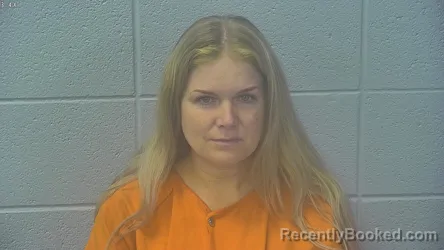 Mugshot of Taylor Nicole Lahr booked in Dubois County, Indiana on September 24, 2026