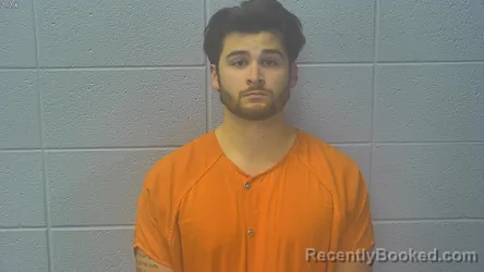 Mugshot of Benjamin Lucas Arruza booked in Dubois County, Indiana on October 11, 2026