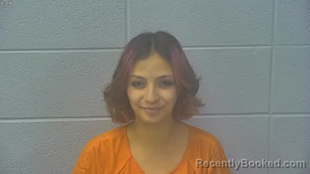 Mugshot of Selena Gloria-Alexis Penick booked in Dubois County, Indiana on October 16, 2026