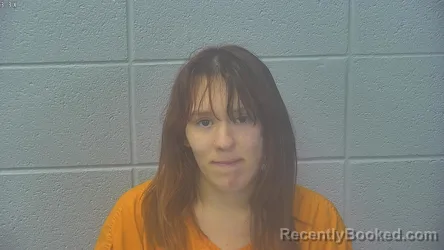 Mugshot of Kaleigh Breanna Stahl booked in Dubois County, Indiana on October 24, 2026