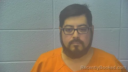 Mugshot of Oscar David Gameros booked in Dubois County, Indiana on October 24, 2026