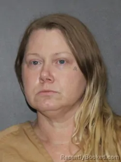 Mugshot of Melissa Renee Gushwa booked in Elkhart County, Indiana on July 6, 2026