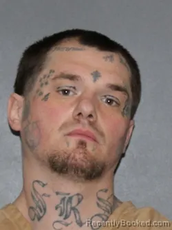 Mugshot of Justin Alan Garman booked in Elkhart County, Indiana on March 17, 2026