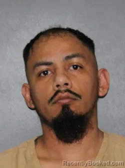 Mugshot of Eduardo Ambriz booked in Elkhart County, Indiana on March 7, 2026