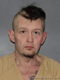 Mugshot of Matthew Curtis Frazier booked in Elkhart County, Indiana on March 12, 2026