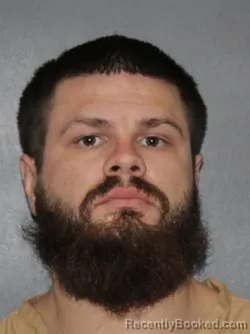 Mugshot of Austin Michael Campbell booked in Elkhart County, Indiana on March 9, 2026