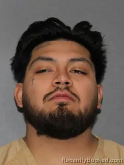 Mugshot of Luis Angel Mejia booked in Elkhart County, Indiana on March 21, 2026