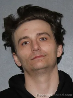 Mugshot of Cameron Douglas Hunter booked in Elkhart County, Indiana on March 9, 2026