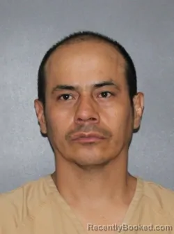 Mugshot of Mario Aguilar Vidales booked in Elkhart County, Indiana on June 8, 2026