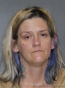 Mugshot of Angela Muff booked in Elkhart County, Indiana on July 12, 2026