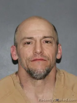 Mugshot of David Bryan Olmstead booked in Elkhart County, Indiana on March 21, 2026