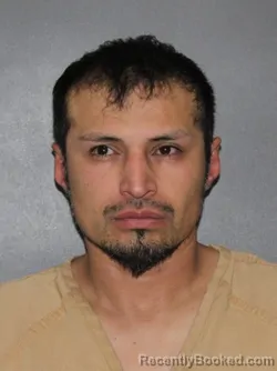 Mugshot of Fabian Roddy Flores booked in Elkhart County, Indiana on March 14, 2026