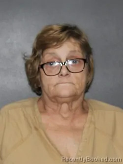 Mugshot of Patricia Rhyne booked in Elkhart County, Indiana on April 17, 2026