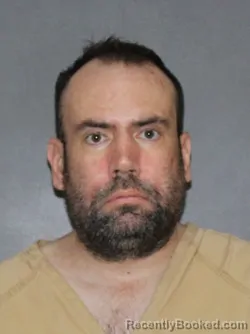 Mugshot of Perry David Shearer booked in Elkhart County, Indiana on March 17, 2026