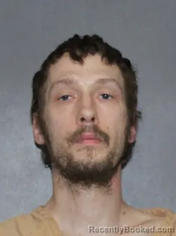 Mugshot of Justin Wayde Siede booked in Elkhart County, Indiana on March 31, 2026