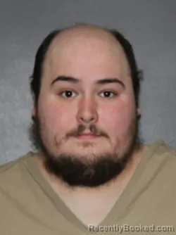 Mugshot of Derek Michael Borders booked in Elkhart County, Indiana on March 5, 2026