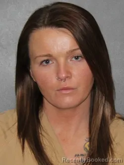 Mugshot of Danielle Marie Hartzell booked in Elkhart County, Indiana on March 14, 2026