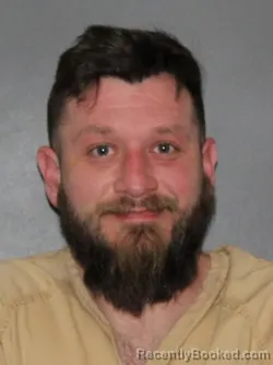 Mugshot of Andrew Emelander booked in Elkhart County, Indiana on March 23, 2026