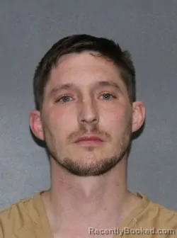 Mugshot of Tyler Jordan Wesley booked in Elkhart County, Indiana on March 27, 2026