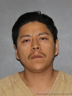 Mugshot of Omar Rosete Mendoza booked in Elkhart County, Indiana on March 29, 2026