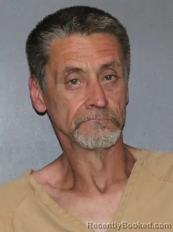 Mugshot of Franklin Dean Hibshman booked in Elkhart County, Indiana on May 18, 2026
