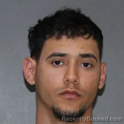 Mugshot of Christofer Villasmil Garcia booked in Elkhart County, Indiana on May 26, 2026