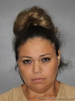 Mugshot of Claudia Adriana Galindo-Serrano booked in Elkhart County, Indiana on July 15, 2026