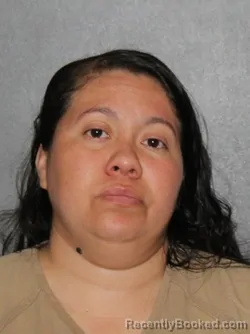 Mugshot of Justina Lozano Penaloza booked in Elkhart County, Indiana on July 19, 2026