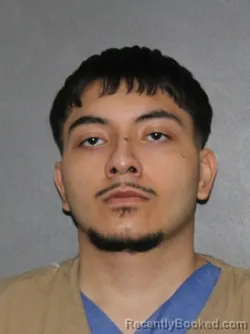 Mugshot of Justin Murillo Rodriguez booked in Elkhart County, Indiana on August 21, 2026