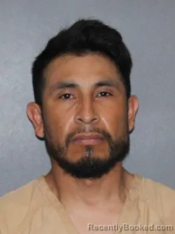 Mugshot of Javier Sanchez Zepeda booked in Elkhart County, Indiana on August 28, 2026
