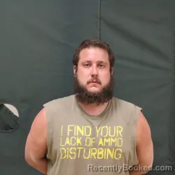 Mugshot of JARED L RICKETTS booked in Fountain County, Indiana on March 22, 2026