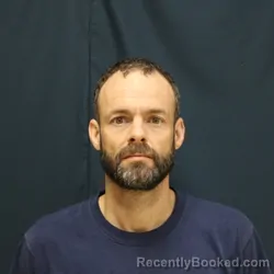 Mugshot of Aaron Bouslog booked in Fountain County, Indiana on September 17, 2026