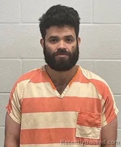 Mugshot of JAIRO DUARTE CARDONA booked in Fulton County, Indiana on March 31, 2026