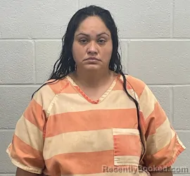 Mugshot of ALONDRA MUNOZ GUTIERREZ booked in Fulton County, Indiana on May 13, 2026