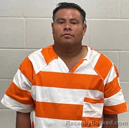 Mugshot of Francisco Brito Raymundo booked in Fulton County, Indiana on July 31, 2026