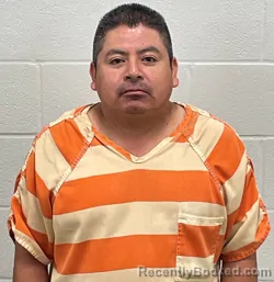 Mugshot of Alfredo Cuatepotzo Tehozol booked in Fulton County, Indiana on August 8, 2026