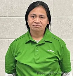 Mugshot of Maria Francisco Felipe booked in Fulton County, Indiana on September 3, 2026