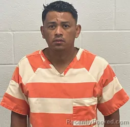 Mugshot of CARLOS EDGORDO GIRON REYES booked in Fulton County, Indiana on July 25, 2026