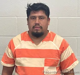 Mugshot of MANUEL JIMENEZ SANCHEZ booked in Fulton County, Indiana on July 23, 2026
