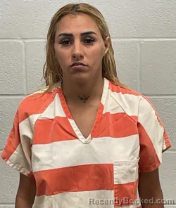 Mugshot of Giovanna Pulido Mejia booked in Fulton County, Indiana on August 18, 2026